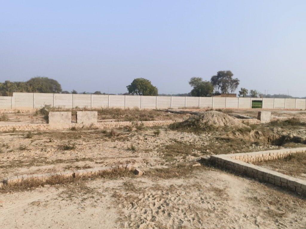 Boundary Wall and Plot Area View